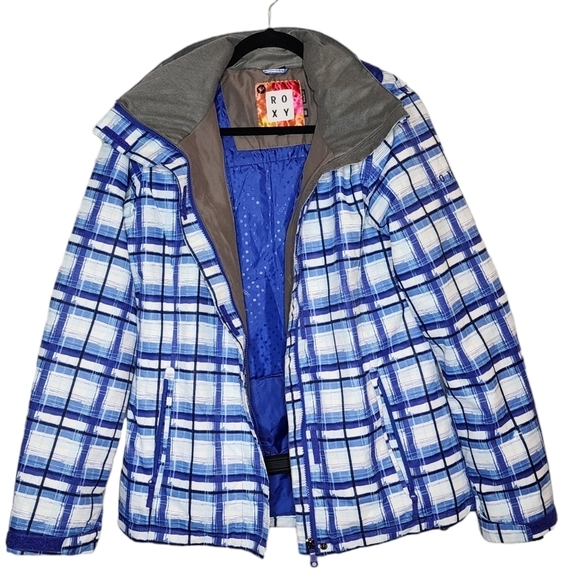 Roxy blue snowboard coat.  Women's size medium.  Like new - Picture 1 of 14